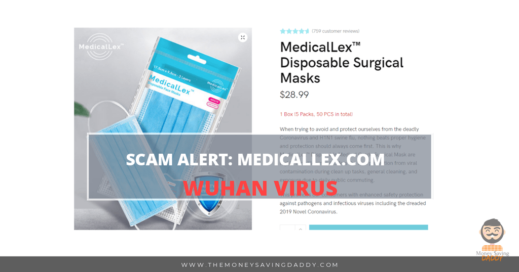 Scam Alert: Medicallex.com – Selling Surgical Mask Online - A Parenting ...